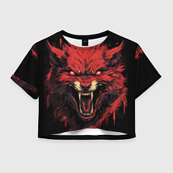 Женский топ Red wolf