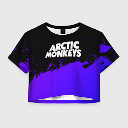 Женский топ Arctic Monkeys purple grunge