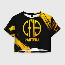 Женский топ Pantera - gold gradient