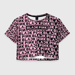 Женский топ Blackpink - pink text