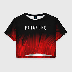 Женский топ Paramore red plasma