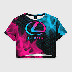 Женский топ Lexus - neon gradient
