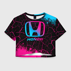 Женский топ Honda - neon gradient