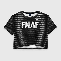 Женский топ FNAF glitch на темном фоне: символ сверху