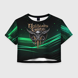 Женский топ Baldurs Gate 3 dark green