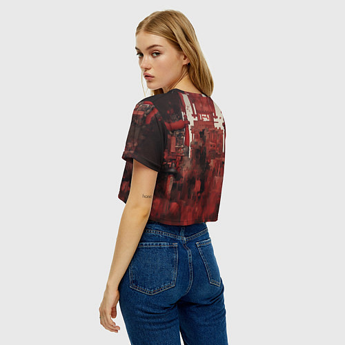 Женский топ Девушка в юкате / 3D-принт – фото 4