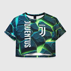 Женский топ Juventus green neon
