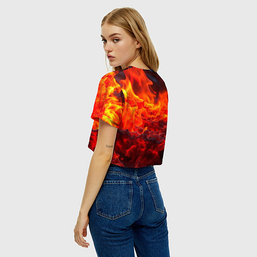 Женский топ Магма / 3D-принт – фото 4