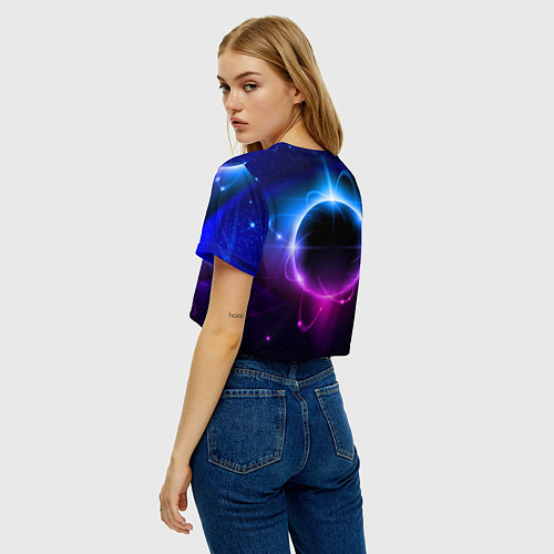 Женский топ Starfield space logo / 3D-принт – фото 4