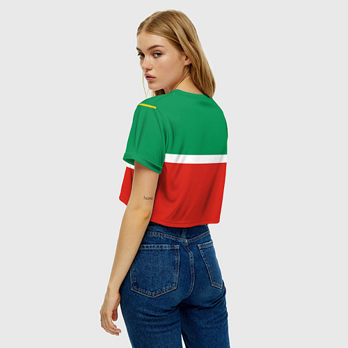 Женский топ ФК Ахмат - Чеченская Республика / 3D-принт – фото 4