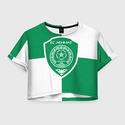 Футболка 3D укороченная женская ФК Ахмат, цвет: 3D-принт