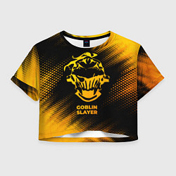 Женский топ Goblin Slayer - gold gradient