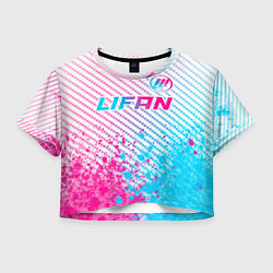 Женский топ Lifan neon gradient style: символ сверху