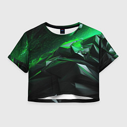 Женский топ Green abstract geometry