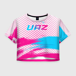 Женский топ UAZ neon gradient style посередине
