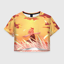 Футболка 3D укороченная женская Touhou Project Rumia, цвет: 3D-принт