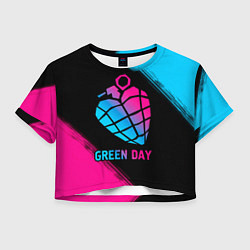 Женский топ Green Day - neon gradient