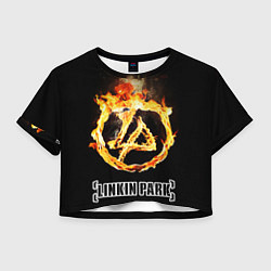 Женский топ Linkin Park - fire logo