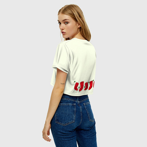 Женский топ Рождественские носки / 3D-принт – фото 4