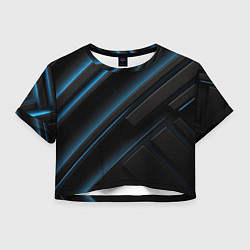 Женский топ Вихри темноты черного