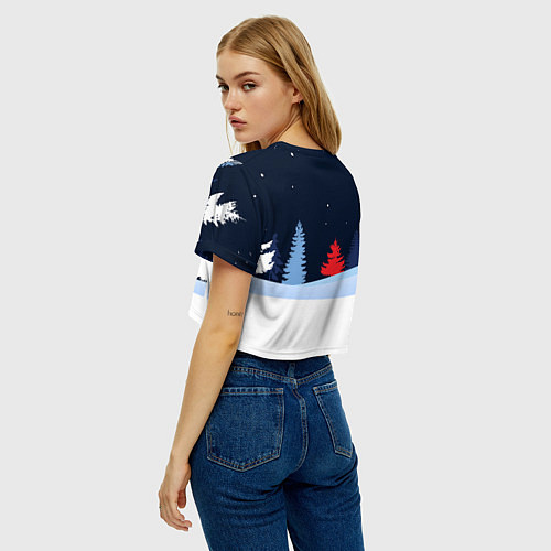 Женский топ Красный злой дракон 2024 / 3D-принт – фото 4