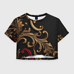 Женский топ Золотые абстрактные узоры