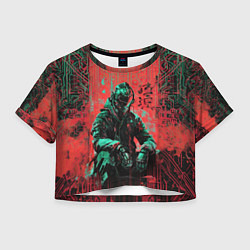 Женский топ Уставший андроид