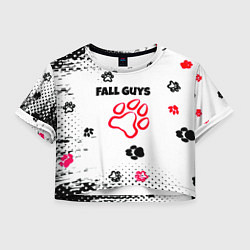 Женский топ Fall Guys kids game pattern