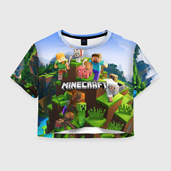 Женский топ Minecraft pixel world
