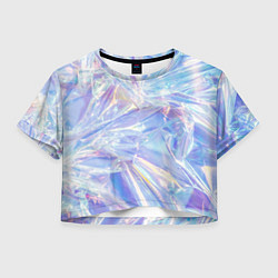 Женский топ Эффект голографии с пластиковой лентой