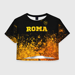 Женский топ Roma - gold gradient посередине