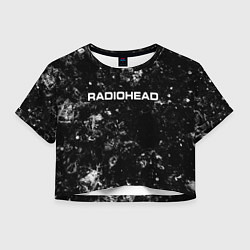 Женский топ Radiohead black ice