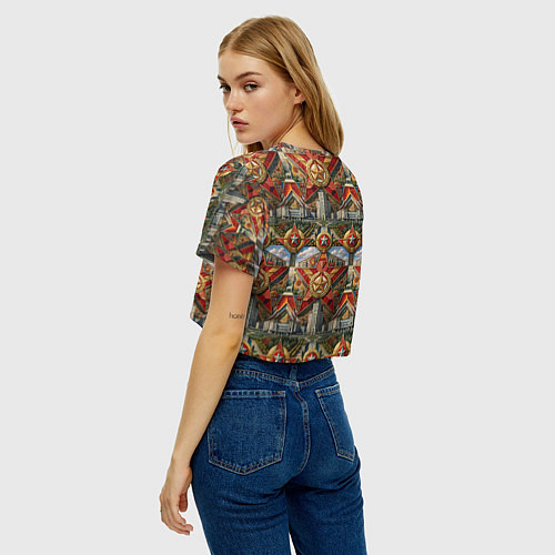 Женский топ С днем Победы стиль СССР / 3D-принт – фото 4