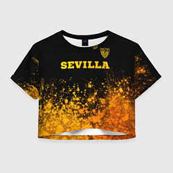 Женский топ Sevilla - gold gradient посередине