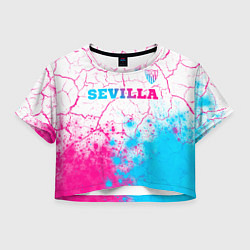 Женский топ Sevilla neon gradient style посередине