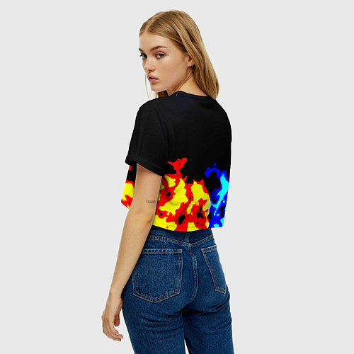Женский топ Horizon zero dawn огненный стиль / 3D-принт – фото 4