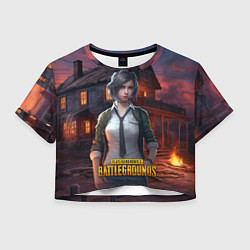 Женский топ PUBG девушка в игре