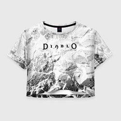 Женский топ Diablo white graphite