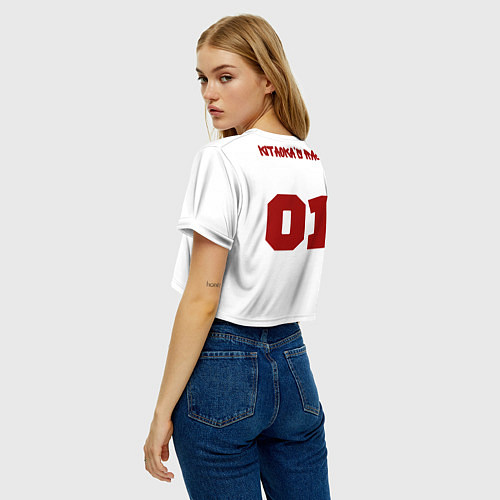 Женский топ Kitaokas rage - Doomed / 3D-принт – фото 4