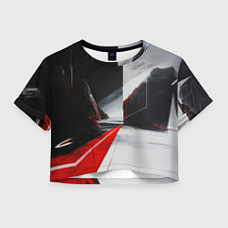 Женский топ Футуристичный пейзаж в стиле авангард