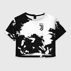 Женский топ Juventus smoke black fire
