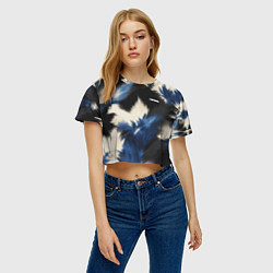 Футболка 3D укороченная женская Crush 01, цвет: 3D-принт — фото 2