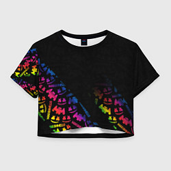 Женский топ Marshmello neon dj