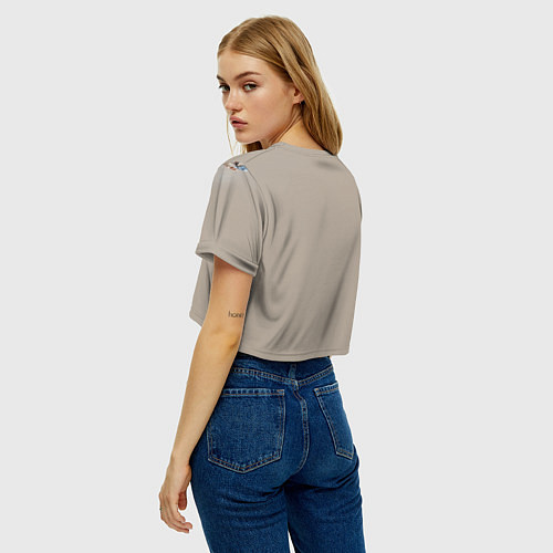 Женский топ Стрелок Юсуф Дикеч и цитата Хэмингуэя: если начал / 3D-принт – фото 4