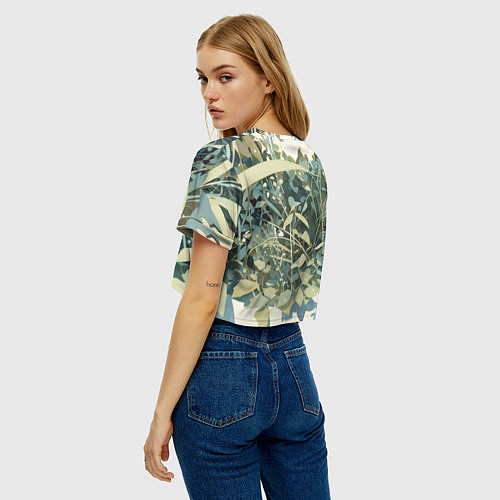 Женский топ Спящий лис / 3D-принт – фото 4