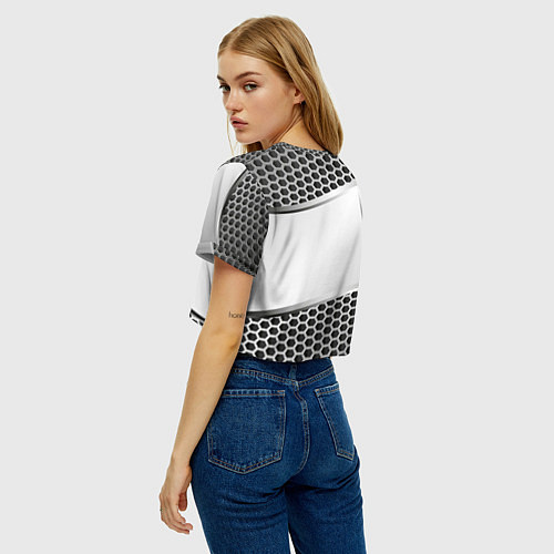 Женский топ Peugeot carbon metal / 3D-принт – фото 4