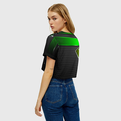 Женский топ Skoda metal auto / 3D-принт – фото 4