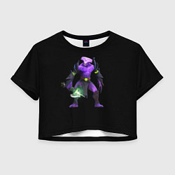 Футболка 3D укороченная женская Void Dota 2, цвет: 3D-принт