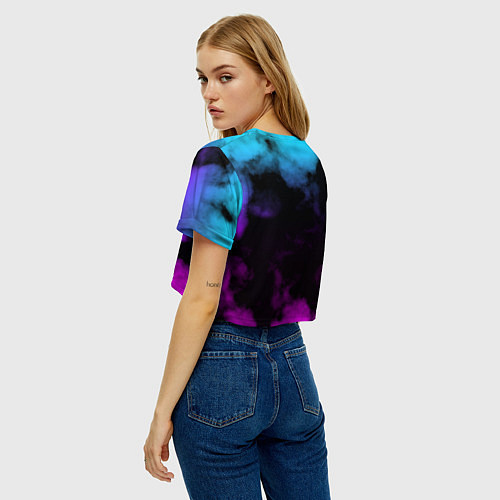 Женский топ Градиент - дым / 3D-принт – фото 4