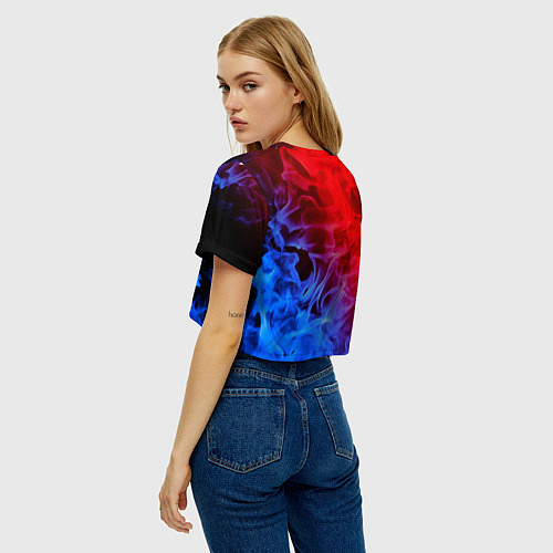 Женский топ Horizon zero dawn fire gradient / 3D-принт – фото 4